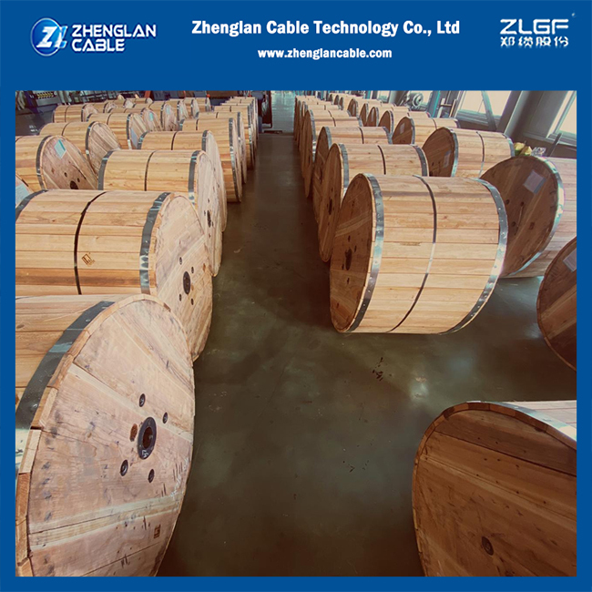 Cabo LXS 2x16mm² cable installation in overhead power distribution system