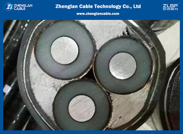 IEC60502-2 12/20 AL / XLPE / CTS / PVC Cáp đồng ba lõi được sàng lọc bằng nhôm 3cx95sqmm