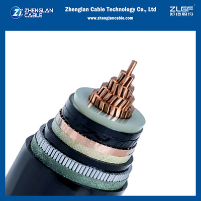 Cáp điện trung thế 30KV Cách điện XLPE/PVC Áo giáp SWA/STP1x25mm2 Đồng MV lõi đơn