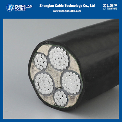 Cáp nguồn 1kv Multicore Xlpe lõi nhôm cách điện ngầm không được bọc thép