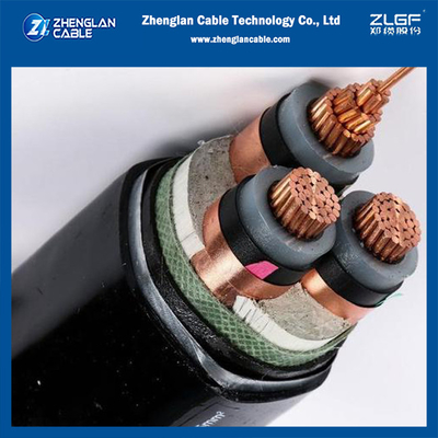 8.7/15kv Cáp điện N2XSBY Cu/Sc/Xlpe/Sc/Cts/Pvc/Sta/Pvc 3x120 DIN VDE 0276-620 HD 620