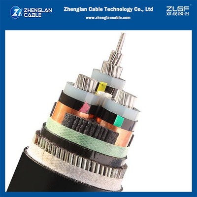 3.6/6(7.2)kv 3x240mm2 AL/SC/XLPE/SC/CTS/PVC/SWA/PVC cáp nhôm cáp điện giáp IEC60502-2