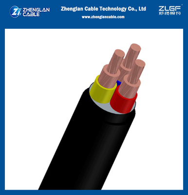 0.6/1KV Tăng áp thấp đồng Xlpe cách nhiệtPVC cọc cáp 3Core cho IEC 60228, IEC 60502-1 (CU / XLPE / PVC)
