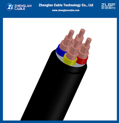 0.6/1KV điện áp thấp đồng Xlpe Cáp điện PVC cách nhiệt 3 lõi + 1 ((CXV) cho IEC 60228, IEC 60502-1