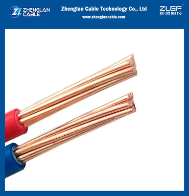 PVC dây cách nhiệt dẫn lớp 2 CU/PVC BV 10 16 25 35sqmm xây dựng dây và cáp IEC 60228 60227-3 IEC 60227-1