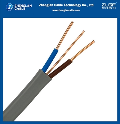 Twin Cable 2 lõi với đất 2x1.5mm2+1mm2, 2x2.5mm2+1.5mm2 CU/PVC/PVC 300/500V