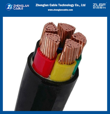 5 lõi XLPE cách nhiệt PVC bao bọc dây cáp đồng không bọc thép 0.6/1kV IEC 60228 IEC 60502-1