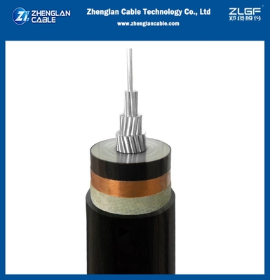 21/35kV Cáp điện điện áp trung bình Cáp nhôm không bọc thép 1x185mm2 AL/SC/XLPE/SC/CTS/PVC IEC 60502-2