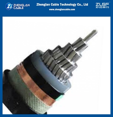 21/35kV Cáp điện điện áp trung bình Cáp nhôm không bọc thép 1x300mm2 AL/SC/XLPE/SC/CTS/PVC IEC 60502-2