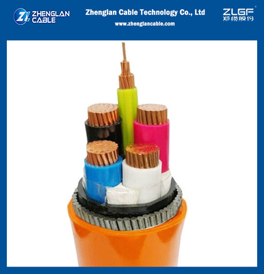 Phê duyệt IEC 60502 N2XH Cáp điện không halogen không khói thấp Bốn lõi cách điện XLPE