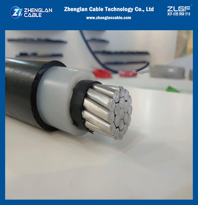 Cáp cách nhiệt trên cao 15kV 25KV 35KV 3Layer AAC Conductor XLPE Isolation HDPE Outer Jacket Tree Wire