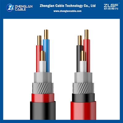 0.6/1kv SWA cáp bọc thép Cu/pvc/pvc/swa/pvc 3x6mm2 IEC60502-1 / IEC60228