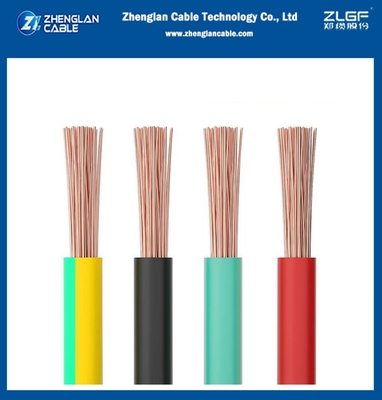 Dây linh hoạt CU/PVC RV 35sqmm Xây dựng dây đồng dẫn lớp 5 cách điện pvc 450/750V