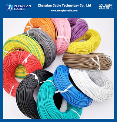 1.5mm 2.5mm 4mm 6mm 10mm Đơn lõi đồng PVC Nhà cách nhiệt Sợi và cáp Cáp điện