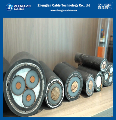 Đường dây thép đồng / nhôm bọc thép XLPE điện áp trung bình PVC cách nhiệt hoặc LSZH