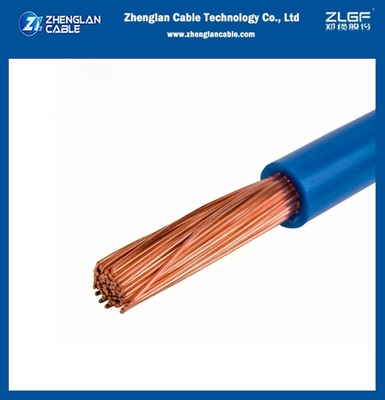 H07V-K Tùng dây dẫn đồng PVC CU/PVC lớp 5 450/750V 2.5mm2 Sợi đồng PVC cách nhiệt 90 °C IEC60227