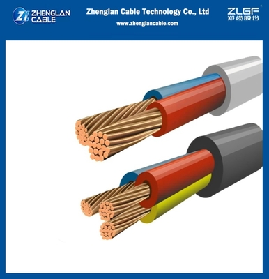 CU/XLPE/PVC điện áp thấp 3x16sqmm Single Core XLPE Insulated PVC Sheath Copper Conductor Cable IEC60502-1