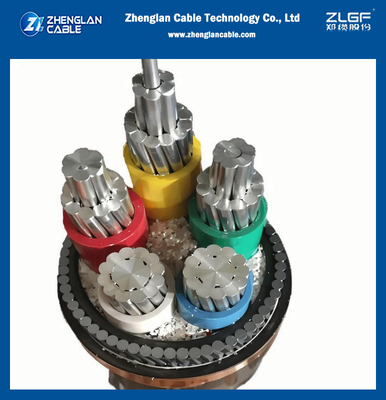 NA2XRY YJLV32 0.6/1KV LV CU/AL XLPE cách điện SWA PVC 3 lõi 95mm2 Cáp điện