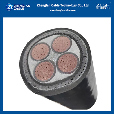 XLPE cách nhiệt SWA Armored Power Cáp 4x10mm2 IEC60502-1