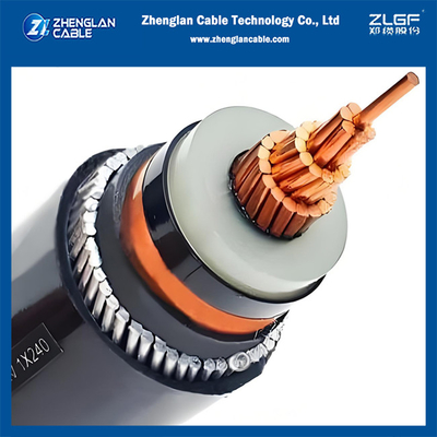 12/20kV Cu/SC/XLPE/SC/CTS/AWA/PVC 1x150mm2 Core Medinum điện áp Medinum Medin
