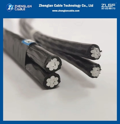 Cáp điện trên không cách điện 0.6/1kV Tiêu chuẩn NFC 33-209 XLPE 3X25mm2+54.6mm2