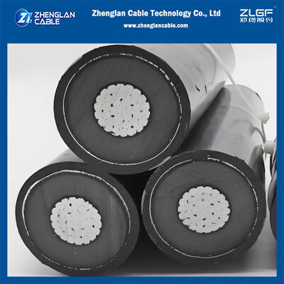 12/20KV 3x1x150mm2 Điện áp trung bình (HTA) Cáp nhôm xoắn NFC 33-226 Sử dụng dưới lòng đất