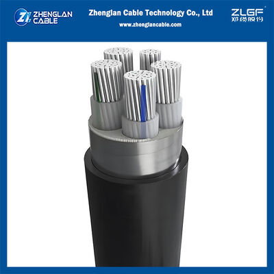 Cáp nhôm bọc thép 1KV 4x50+25 mm2 STA XLPE vỏ bọc PVC cách điện IEC60502-1