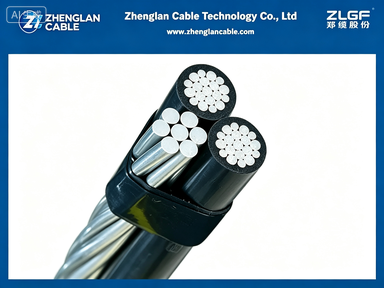 Cáp thả dịch vụ trên cao Triplex 0,6/1kV AAC/XLPE+AAC/XLPE+AAAC 2X2+2AWG
