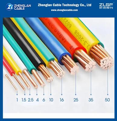 Cáp điện dây xây dựng 450/750v Dây điện dân dụng CU/PVC 70mm2 IEC 60228