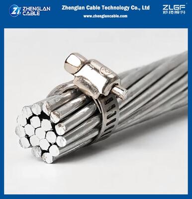 1/0 AWG ACSR RAVEN Bare Overhead Conductor AL:  6/3.37 ST: 1/3.37 steel-reinforced aluminum overhead conductor