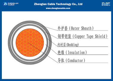 Diện tích danh nghĩa: 1 * 50 ~ 1 * 630mm2 0,6 / 1KV XLPE Cáp lõi LV bọc thép LV Vỏ bọc （CU / PVC / XLPE / STA / NYBY / N2XBY