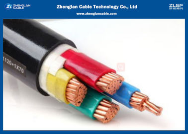 Diện tích danh nghĩa: 4 * 1,5 ~ 4 * 400mm2 Bốn lõi cáp điện LV không được bảo vệ / cách điện PVC (0,6 / 1KV) IEC 60502-1 (CU / PVC / NYY / N2XY)
