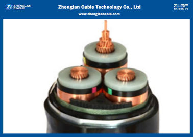 Cáp nguồn bọc thép MV Cáp nguồn 12 / 20KV (3 lõi) （CU / XLPE / STA / NYRGBY / NYB2Y / N2XBY / NYBY