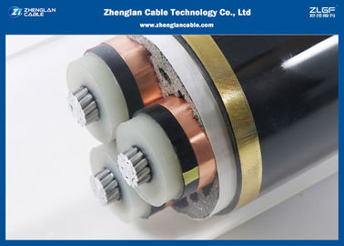 3.6 / 6KV MV Cáp điện ba lõi (bọc thép), cáp cách điện IEC 60502/60228 （CU / PVC / XLPE / LSZH / DSTA / NYBY / N2XBY / NYB2Y