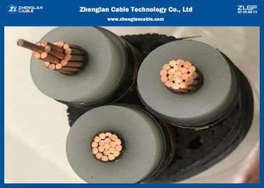 Cáp danh nghĩa Mục 25 ~ 400mm² 3.6 / 6KV 3C, (không được bảo vệ) CU / XLPE / LSZH / NYY / N2XY)