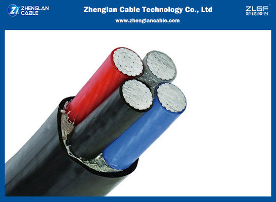 IEC60502-1 nhôm 4x6sqmm Cáp điện hạ thế PVC có vỏ bọc