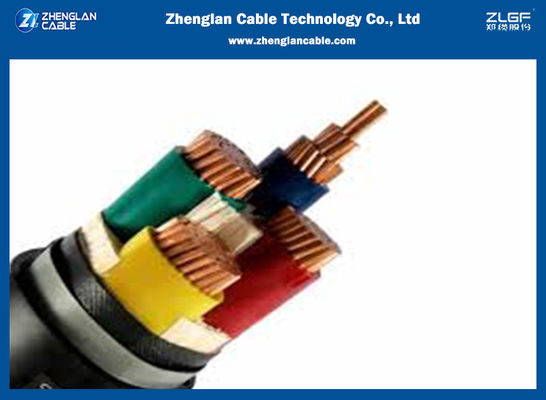 4x10sqmm SWA 4 lõi cáp bọc thép CU / XLPE / PVC / SWA / PVC ISO 9001 2015