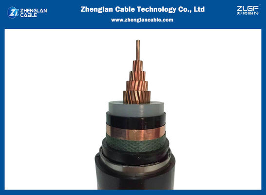 Dây dẫn đơn 15kV cách điện XLPE/PVC Cáp điện trung thế STA/SWA áo giáp1x185sqmm IEC60502-2