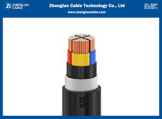 Cáp nhôm bọc thép 4 lõi LV 16 Sqmm CU / XLPE / SWA / PVC ISO 9001 2015