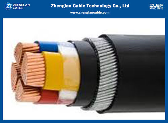 Cáp điện hạ thế CU / XLPE / PVC / SWA / PVC 4x50sqmm ISO 9001 2015