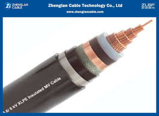 Cáp điện đơn cách điện 15 KV 100% SWA / STA / XLPE 1x50sqmm IEC60502-2