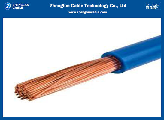 Dây điện xây dựng 450 / 750V Vật liệu CU / PVC 100% Đã được kiểm tra ISO 14001: 2005
