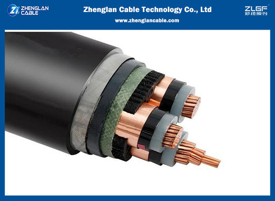 Dây điện bọc thép XLPE CU / XLPE / CTS / STA / SWA / PVC 11kV 12kV 15kV 22kV 33kV IEC60502-2