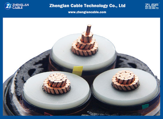 Dây dẫn điện trung thế bằng đồng hoặc nhôm Cáp điện trung thế 26 / 35KV XLPE 3X240mm2 IEC60502-2