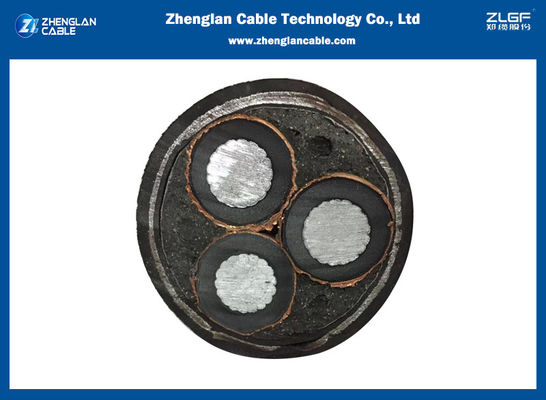 12,7 / 22 (24) KV 3Cx240sqmm Cáp điện trung thế ba cực 12/20 (24) KV Xlpe cách điện