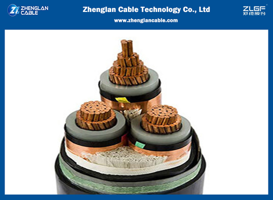 1 lõi 3 lõi Cáp điện trung thế bọc thép STA / SWA Cách điện XLPE 35KV bọc thép