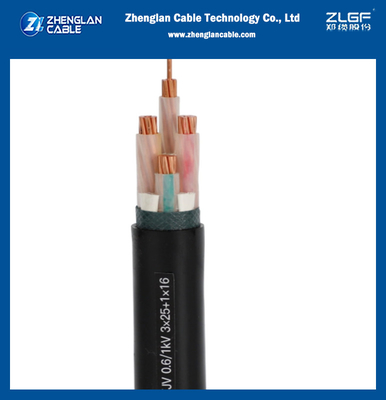NA2XRY 0.6 / 1KV Cáp điện hạ thế 3x25sqmm + Dây dẫn Cu AL đa lõi 1x16sqmm