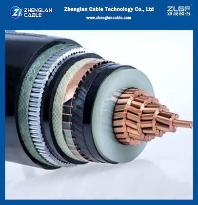 19 / 33kV CWS có sàng lọc AWA Cáp điện bọc PVC bọc thép cách điện XLPE BS 6622