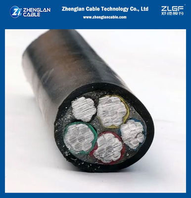 Cáp điện PVC cách điện PVC lõi nhôm Pvc cách điện 1kv 4x50 + 1x25mm2